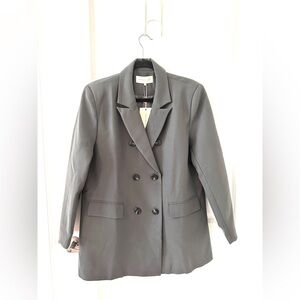 New! French Mauve oversized yet tailored silhouette cut oversized fit blazer XL